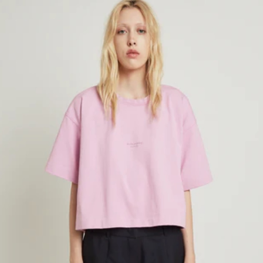Acne Studios Celia Pink Short Sleeve Tee Size Small